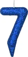 VELA GLITTER 360 AZUL 7 PIFFER 10X01