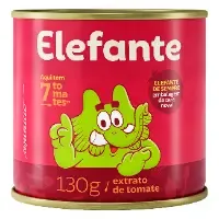 EXTRATO DE TOMATE ELEFANTE LT 48X130G