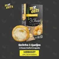 MEB0027 - BOLINHO 3 QUEIJOS - 14 X 300G (RETAIL BOX - FRITO)