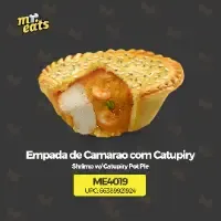 ME4019 - EMPADA DE CAMARAO C/ CATUPIRY - 60 X 100GR (12 BAGS C/ 5 UNIDADES CADA)