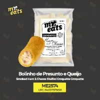 ME2574 (ME3074) - BOLINHO DE PRESUNTO E QUEIJO - (FOOD SERVICE - PARA FRITAR)