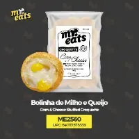 ME2560 (ME3060) - BOLINHA DE MILHO E QUEIJO - 12 X 600G - (FOOD SERVICE - PARA FRITAR)