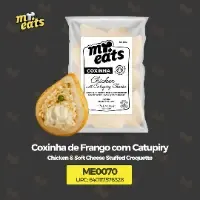 ME0070 - COXINHA DE FRANGO C/ CATUPIRY - 6 X 1.3KG (FOOD SERVICE - PARA FRITAR)