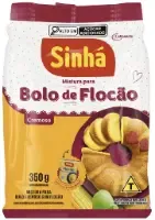MISTURA PARA BOLO DE FLOCAO CREMOSO SINHA 12X350G