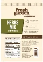 TEMPERO HORTA HERBS MIX POUCH 4X750G