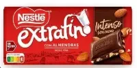 CHOC NESTLE EXTRAFINO AO LEITE INTENSO ALMENDRA 30X123G (DISPLAY)