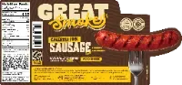 CALABRESA PORK SAUSAGE GREAT SMOKE 4X6LB