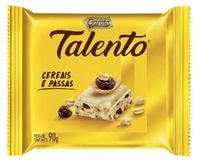 CHOC TALENTO BRANCO COM CEREAIS E PASSAS 12X85G (DISPLAY)