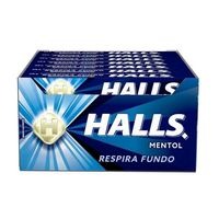 DROPS HALLS MENTOL 21X28G (DISPLAY)