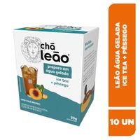 CHA LEAO COLD BREW PRETO C PESSEGO 12X10UND