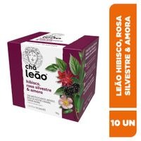 CHA LEAO HIBISCO, AMORA & ROSA SILVESTRE 20X10X1.6G