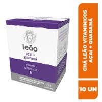 CHA LEAO VITAMINICO ACAI + GUARANA 12X10UND