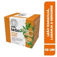 CHA LEAO MARACUJA, LARANJA & GENGIBRE 20X10X2,2G
