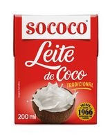 LEITE DE COCO SOCOCO TRADICIONAL TP 24X200ML