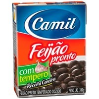 FEIJAO PRETO CAMIL TP 18X380G
